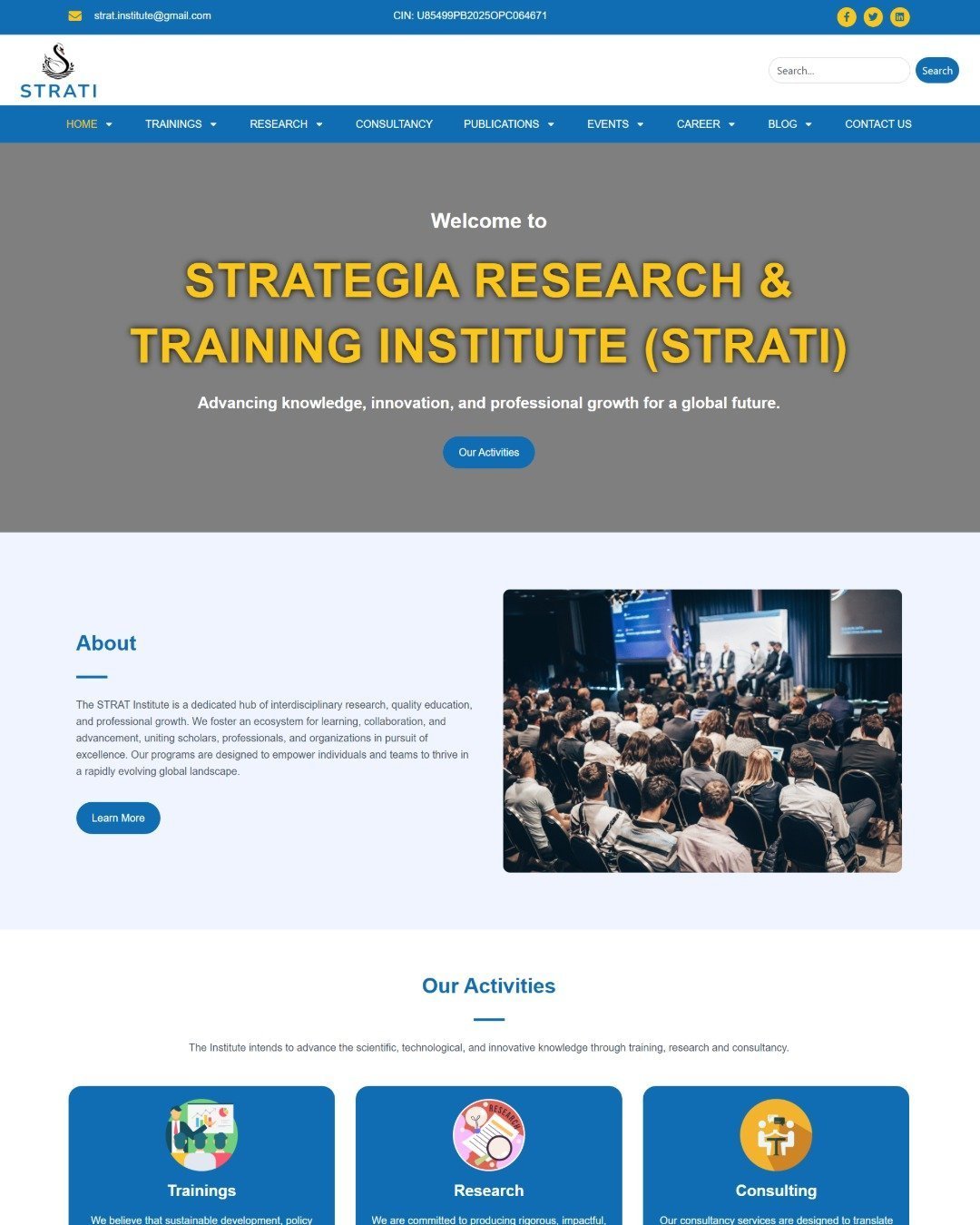 Stratford Technology Institute - Web Development Portfolio