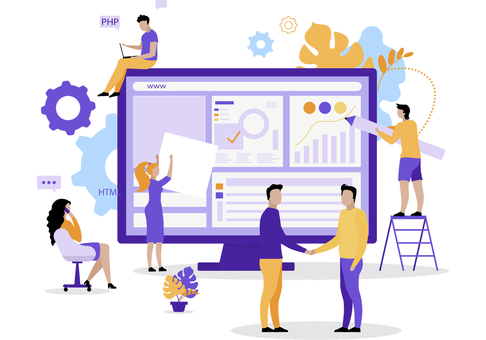 Technical website design expertise